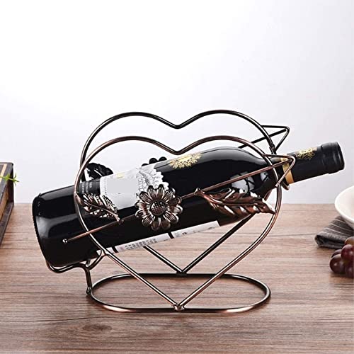 Soporte para botellas de vino metálico 24x16.5x10 cm miniatura 7