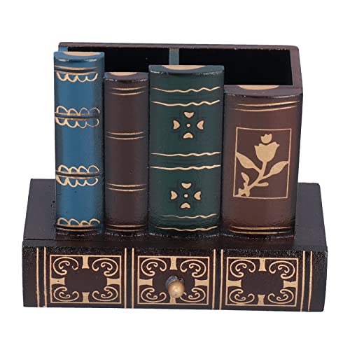 Porta-l&aacute;pis estilo retr&ocirc;, caixa de armazenamento estilo europeu 15 x 13,5 x 7 cm / 5,9 x 5,3 x 2,8...