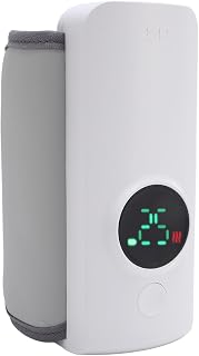 Bottle Warmer, Fast Heating Baby Milk Warmer with 6 Speed Temperature Control, USB Rechargeable Portable Baby Bottle Warmer for Breastmilk Formula, Bottle Warmer Insulated Sleeve
