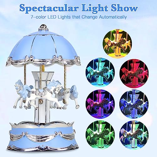 Carousel Horse Music Box