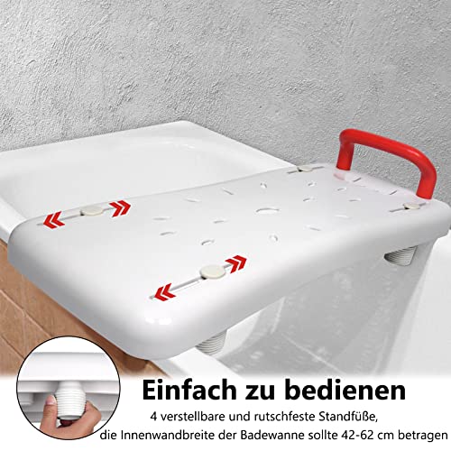 LARS360 Tavoletta per vasca da bagno, per anziani