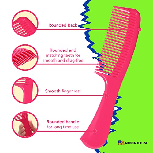 Peine desmonta nudos Allegro Combs 1003 rosa miniatura 5