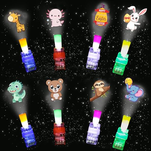30% Off Easter LED Finger Light Rings for Kids - 36 Pcs - Image 2