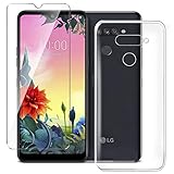 La doble protección de la carcasa del teléfono + película templada puede proteja su LG K50S teléfono de polvo, huellas,aceite, arañazos y polvo.