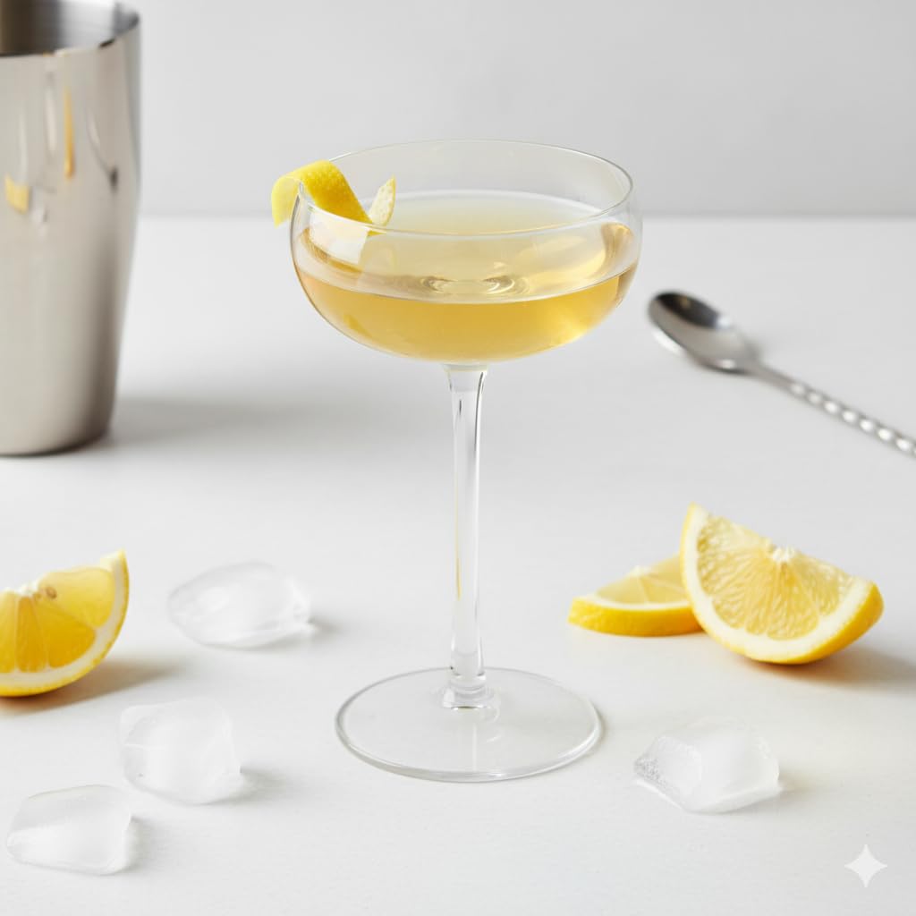 Cocktail Glass Set of 2 150mL, Wine Glass, Coupe Glasses, Martini Glasses, Crystal Round Martini, Cocktail Glasses Set for Pisco Sour, Mixed Drinks, Hand-Blown Champagne Glasses