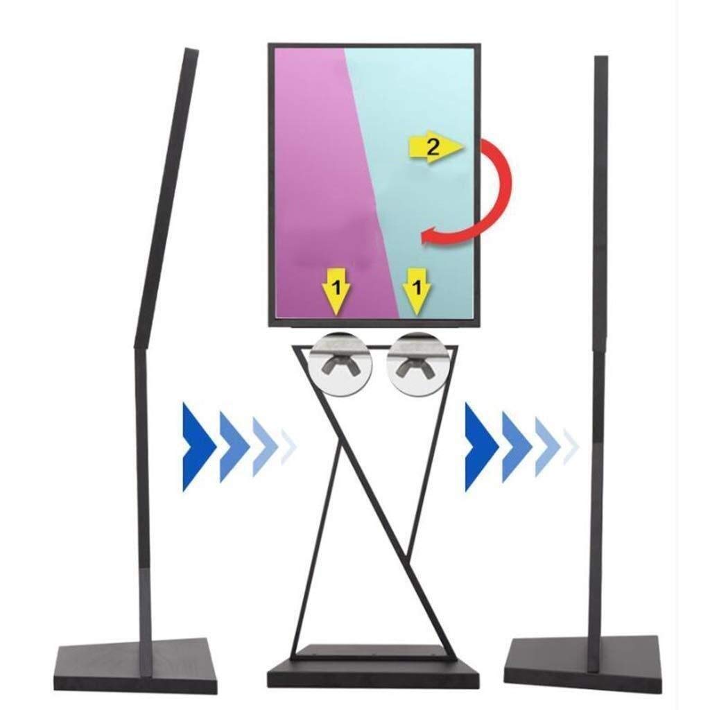 Caballete de señalización multifunción resistente a la corrosión, póster de tubo de propaganda, soporte para actividades al aire libre, escena aplicable, soporte triangular de metal (hierro