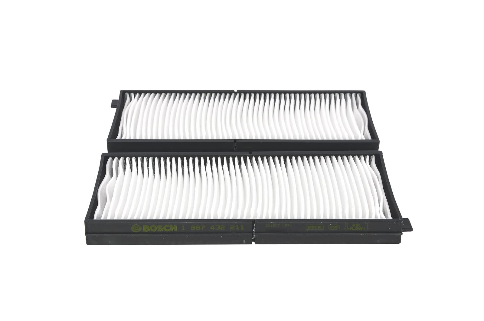 BOSCH Filtro de habitáculo 1 987 432 211 Filtro de partículas Altura: 20 Ancho: 105 Longitud: 239 Compatible con KIA SHUMA FB SHUMA II FB SHUMA II Sedán FB