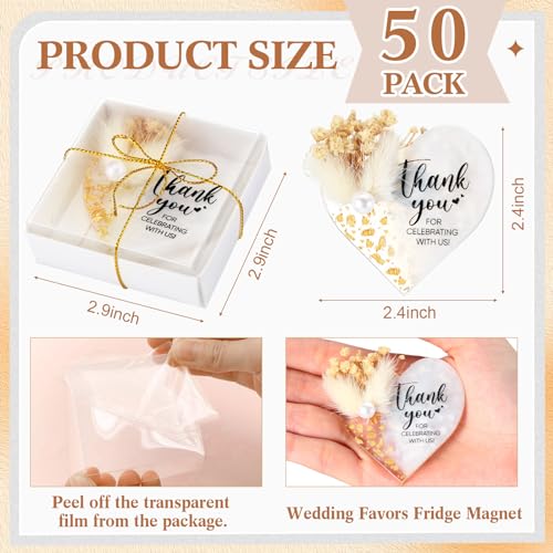 50 imanes decorativos de resina para bodas miniatura 2