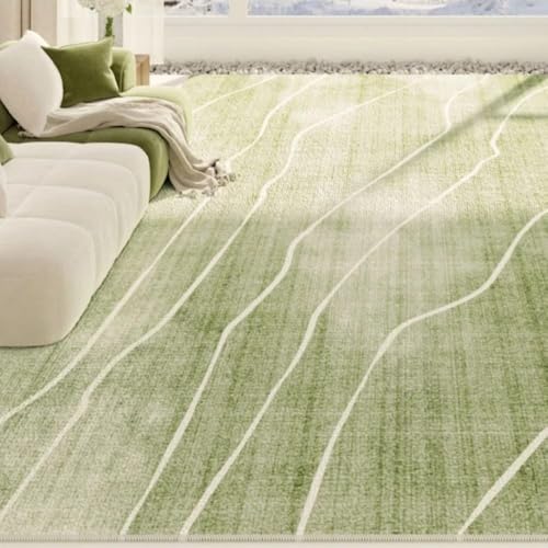 Tapis de chambre à coucher vert 140x200 pour un balcon de loisirs - 3