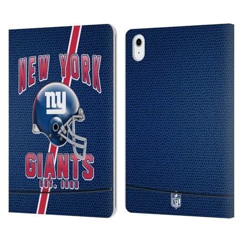 Étui iPad Air 11 New York Giants housse protection cuir portefeuille NFL