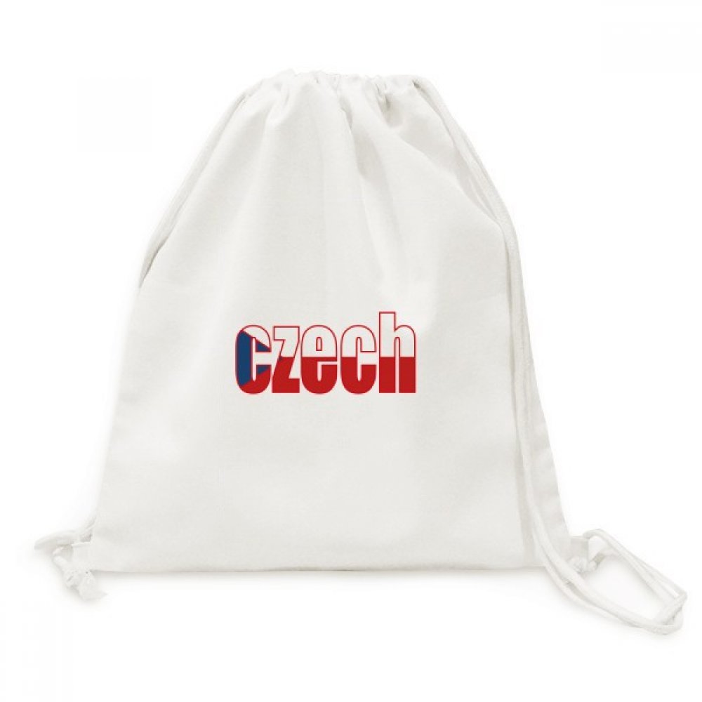 Sac à dos cordon République Tchèque en toile souple imprimée - 5