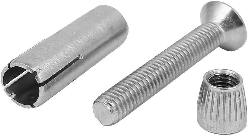 10 Bulloni Di Espansione Per Dossi Stradali - Ferro, 8.7x2.1cm, Per Asfalto E Cemento, Fissaggio Resistente - Foto 3