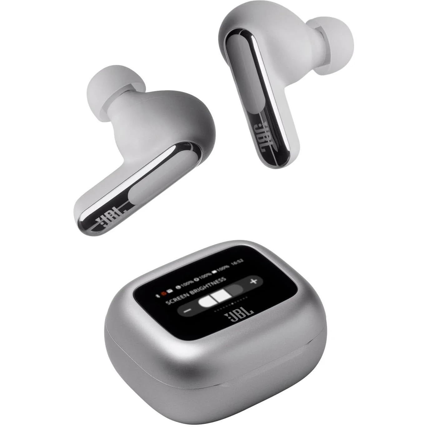 JBL LIVE BEAM 3 シルバー JBL Live Beam 3, Kablosuz Kulakiçi Kulaklık, Silver : Amazon.com
