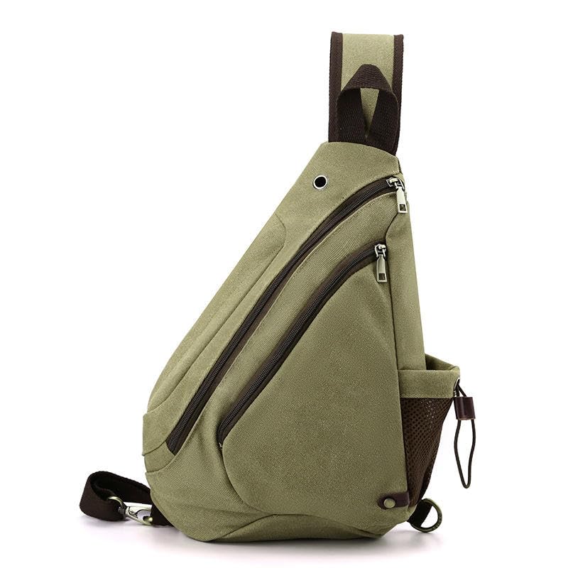 Sling Bag for Men Crossbody Pack Chest Bag with Earphone Port One Shoulder Side Pouch Mobile Passport Bags for Travel-image-24