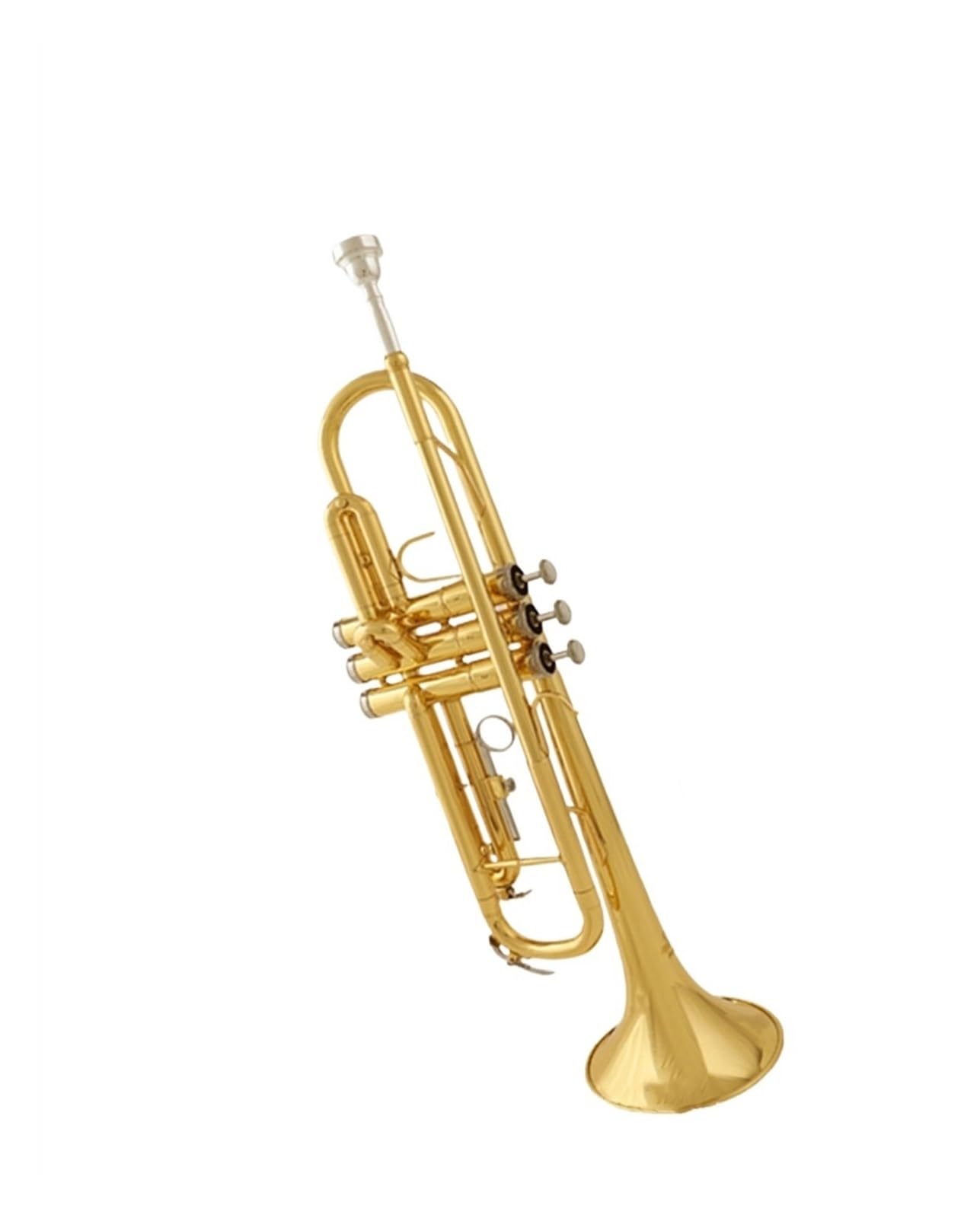 trąbka instrument Mosiężny lakierowany złoty instrument muzyczny w tonacji B zespół dla początkujących profesjonalny poziom wykonania