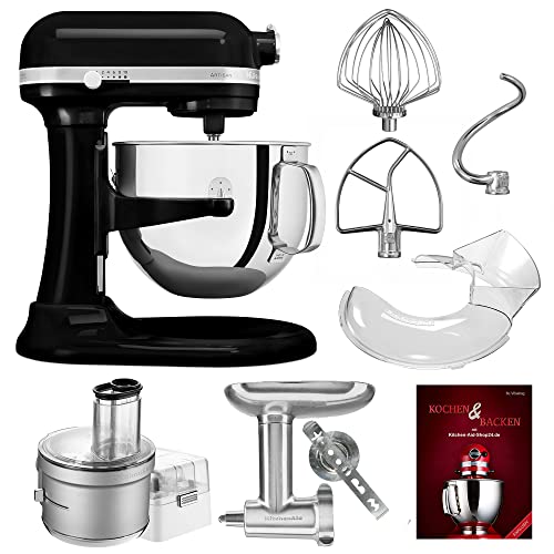 KitchenAid Küchenmaschine - P36 Food Processor Set Spezial 6,9 L (M) - 5KSM7580XEOB inkl. Food Processor Vorsatz…