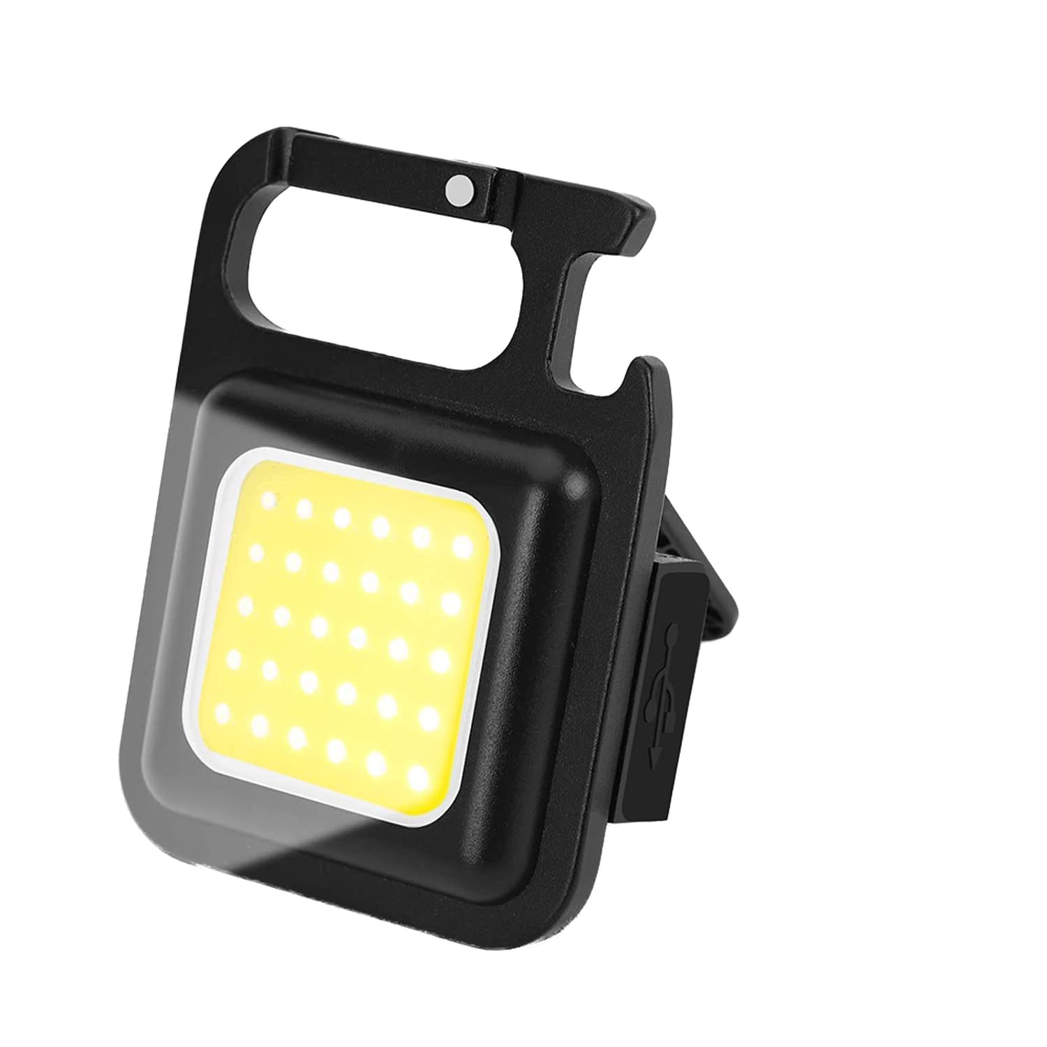 AARKRI SALES Multifunction Keychain Led Light with Bottle Opener, Magnetic Base and Folding Bracket Mini Cob 500 lumens Rechargeable Multifunctional Keychain Emergency Light Keychain (Square, Metal) (B0BTDRKGMV) Amazon Price History, Amazon Price Tracker