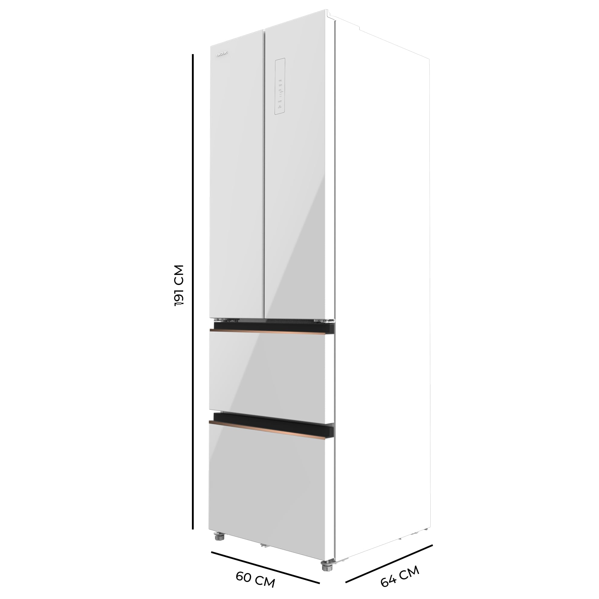 Refrigeratore French Door Cecotec 400 L Bolero Coolmarket - Dettaglio
