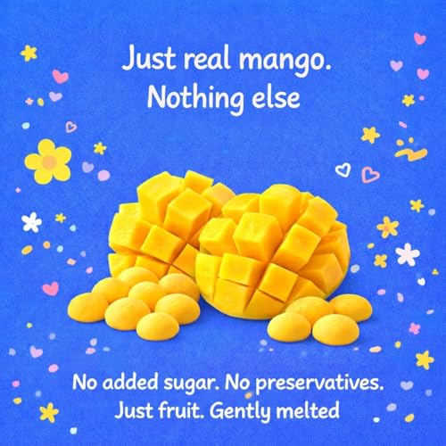 Image of Happa Mango Melts | 100% Fruit Candy for Babies, Kids & Adults | Single-Ingredient | No Added Sugar, No Colours, No Artificial Flavours | Melt-in-the-Mouth Snack | 8 Months+ | 20g (Pack of 3)