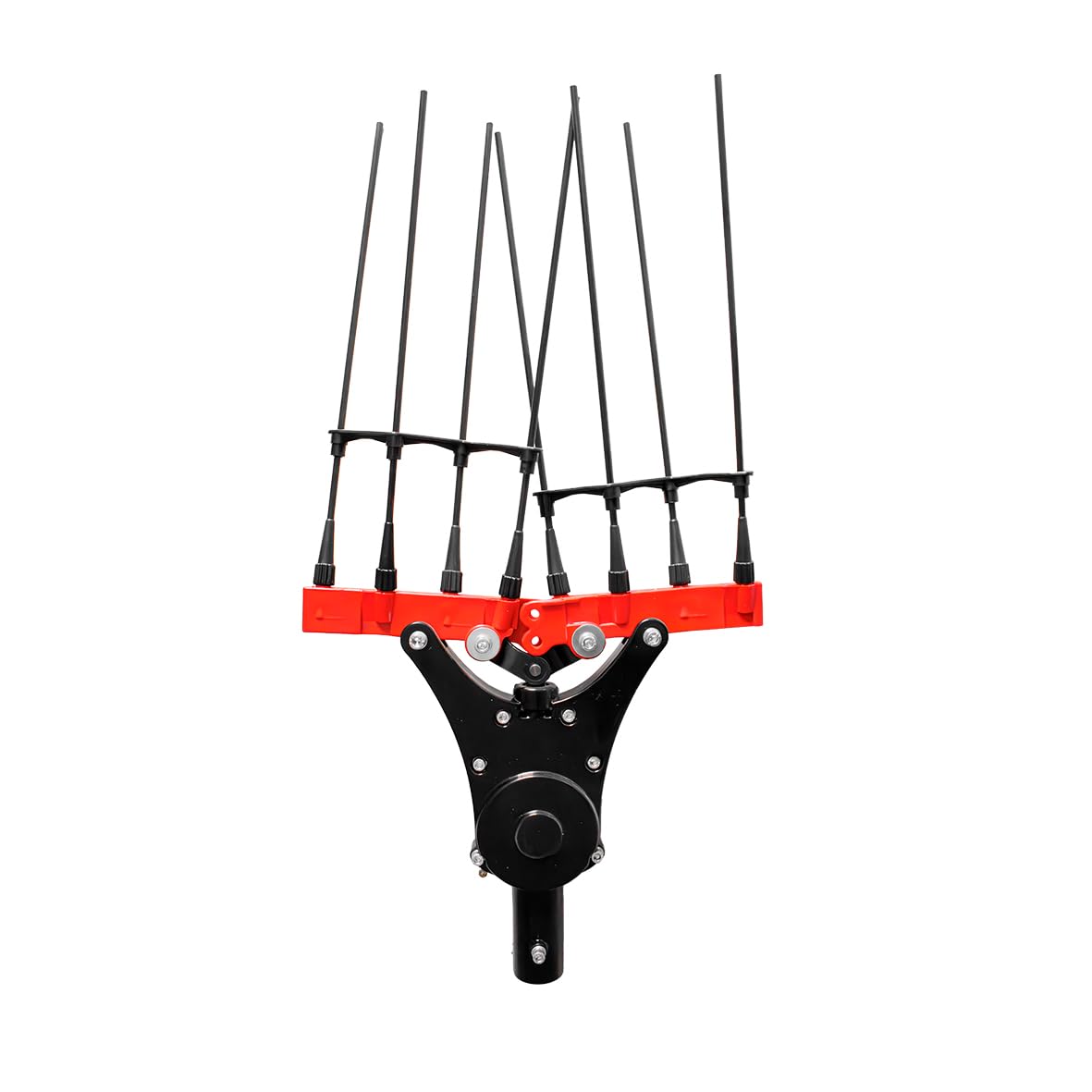Kawapower Accesorio Vareador Peine 8 Varillas, Con Más 2 Varillas De Recambio, Acomplamiento Cuadrado 8MM