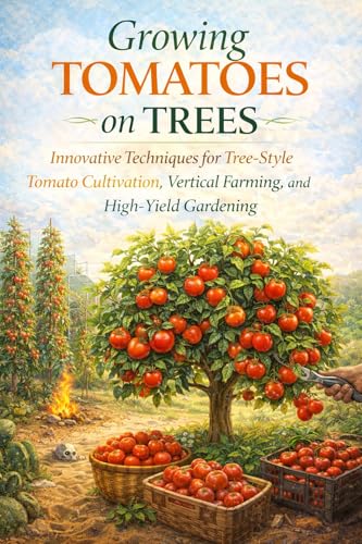 Growing Tomatoes on Trees : Innovative Techniques for Tree-Style Tomato Cultivation, Vertical Farming, and High-Yield Gardening (English Edition)