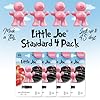 Little Joe Standard Car Air Freshener, 45-Day Long-Lasting Fragrance, Strong Scented Vent Clip for Car Interior Home & Office - 4 Pack Strawberry (Pink) #2