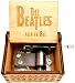 HOSALA Music Box Let It Be Handmade Engraved Wooden (Wood, Let it be)