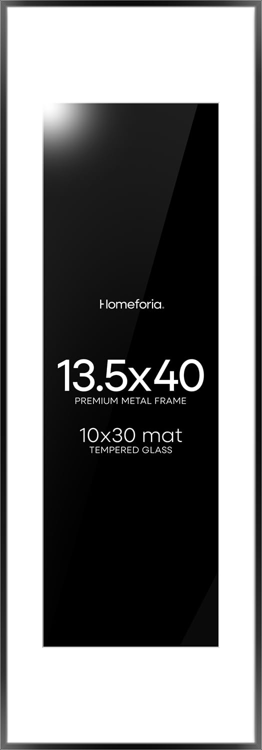 Homeforia 13.5x40 Panoramic Frame Black