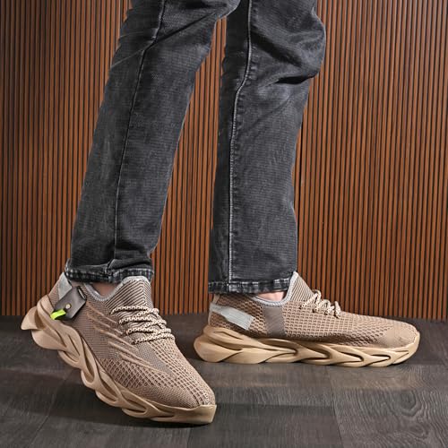 Image of Cruiser Sneaker for Men | Lightweight & Stylish | Breathable Mesh Lace-Up Shoes | Casual Wear, Gym, & Street Style (2644)