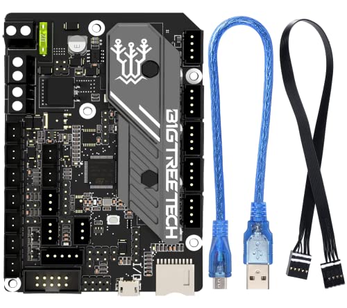 BIGTREETECH SKR Mini E3 V3.0 Carte de contrôle avec pilote pas à pas UART TMC2209 Nouvelle mise à niveau 32 bits Carte silencieuse compatible avec imprimante 3D Ender3 V2 Cover