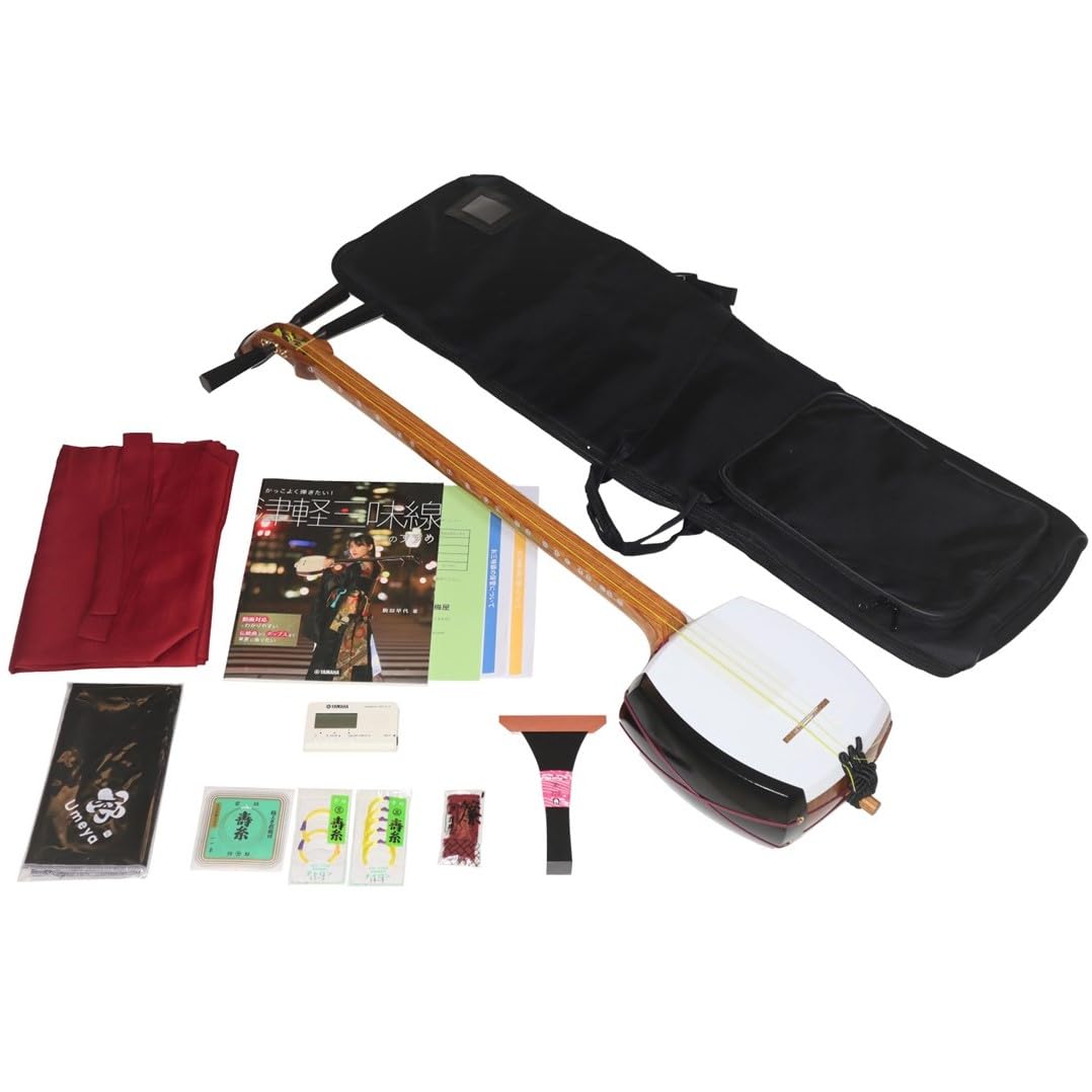 Amazon | 津軽三味線[初心者用]梅屋オリジナルオールインワンセット