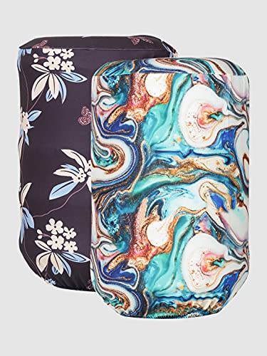 Image of Cortina Printed Water Dispenser Bottle Can Cover | Can Protector | Elastic Closure | Polyester Material | Environmental Friendly | Digital Print | 45cm x 42cm x 43cm | 20 Lts | 2Pc | Black & Blue 3