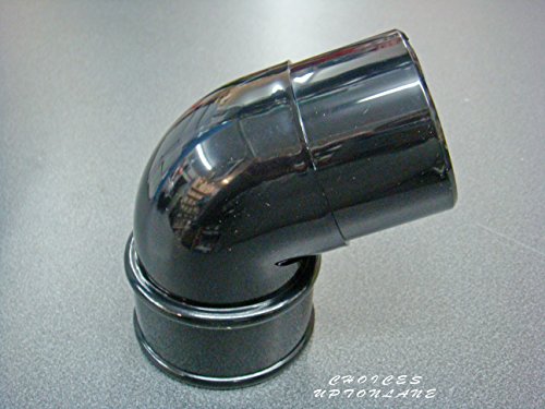 FLOPLAST 68mm Round Gutter Pipe 112 Degree Offset Bend - Black, Pipe Size - 68mm - Image 3