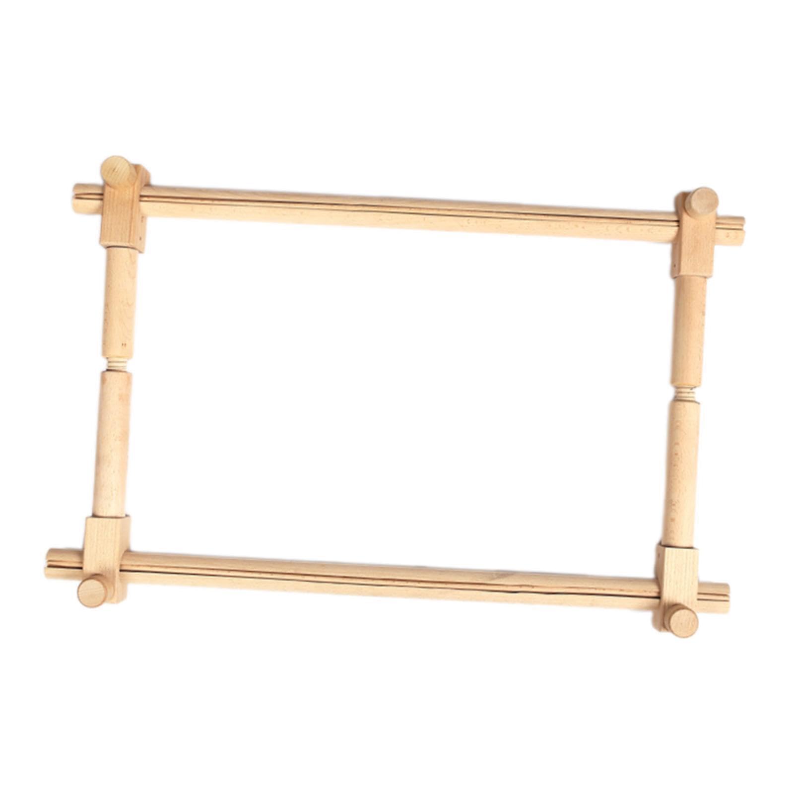 Bastidor de bordado de Para madera con altura ajustable para principiantes. Posición trabajo cómoda para proyectos bordado. Bastidor para niños, adultos y principiantes.