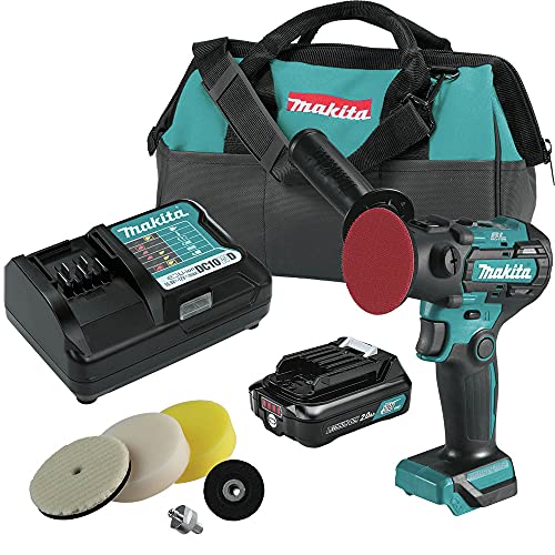 Makita VP01R1 Polisher/sander kit, 3 in. and 2 in., brushless, 2.0 Ah