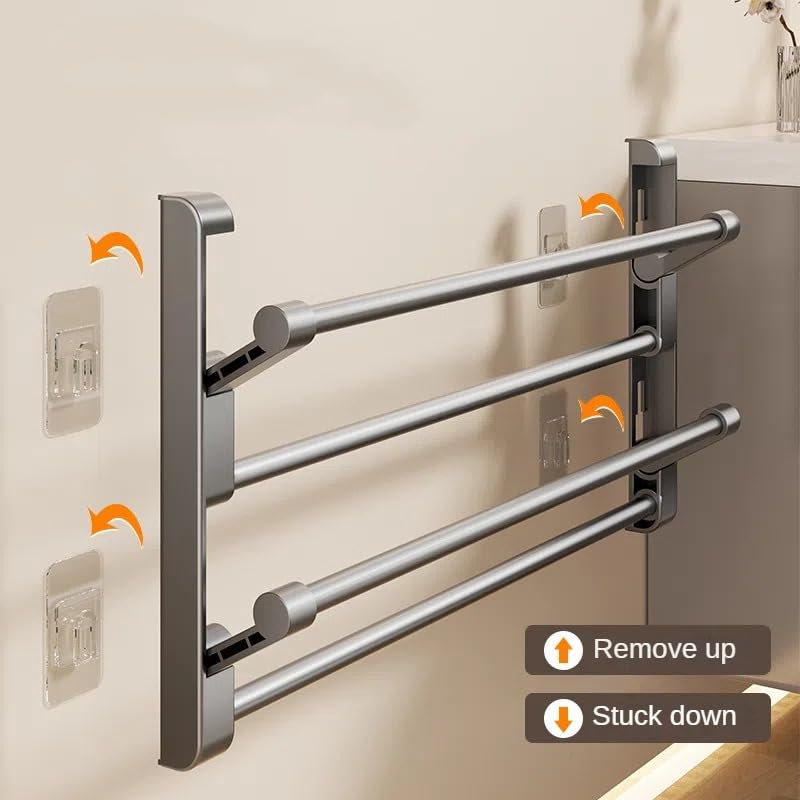 Rangement réglable pour tongs pour libérer le sol sans percer