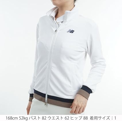 超美品❣️】ニューバランスゴルフ 2WAY中綿ジャケット 白 ロゴ総柄 超