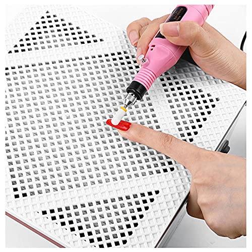 HEQIE-YONGP Nagelpfleger Kit- Nagelstaub Staubsauger Nägel Staubsammler 80W Vakuum Nagelstaub Extraktor Maniküre… – Bild 3