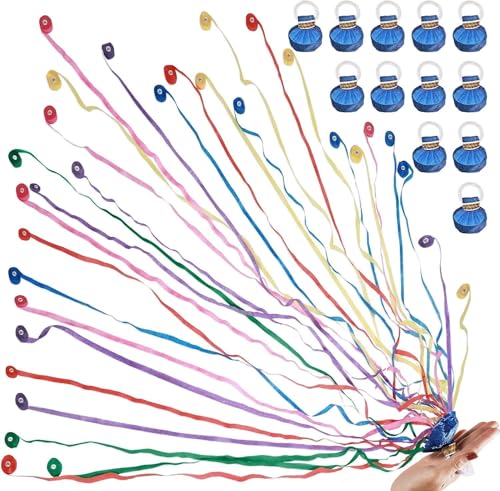 LOVEXIU Serpentinas 12 Piezas,Serpentinas Fiesta,Fiesta Serpentinas para Bodas,Festival Streamers,Serpentinas de Papel,Papel Multicolor Tirar Serpentinas para Navidad,Nuevo,Cumpleaños,Bodas