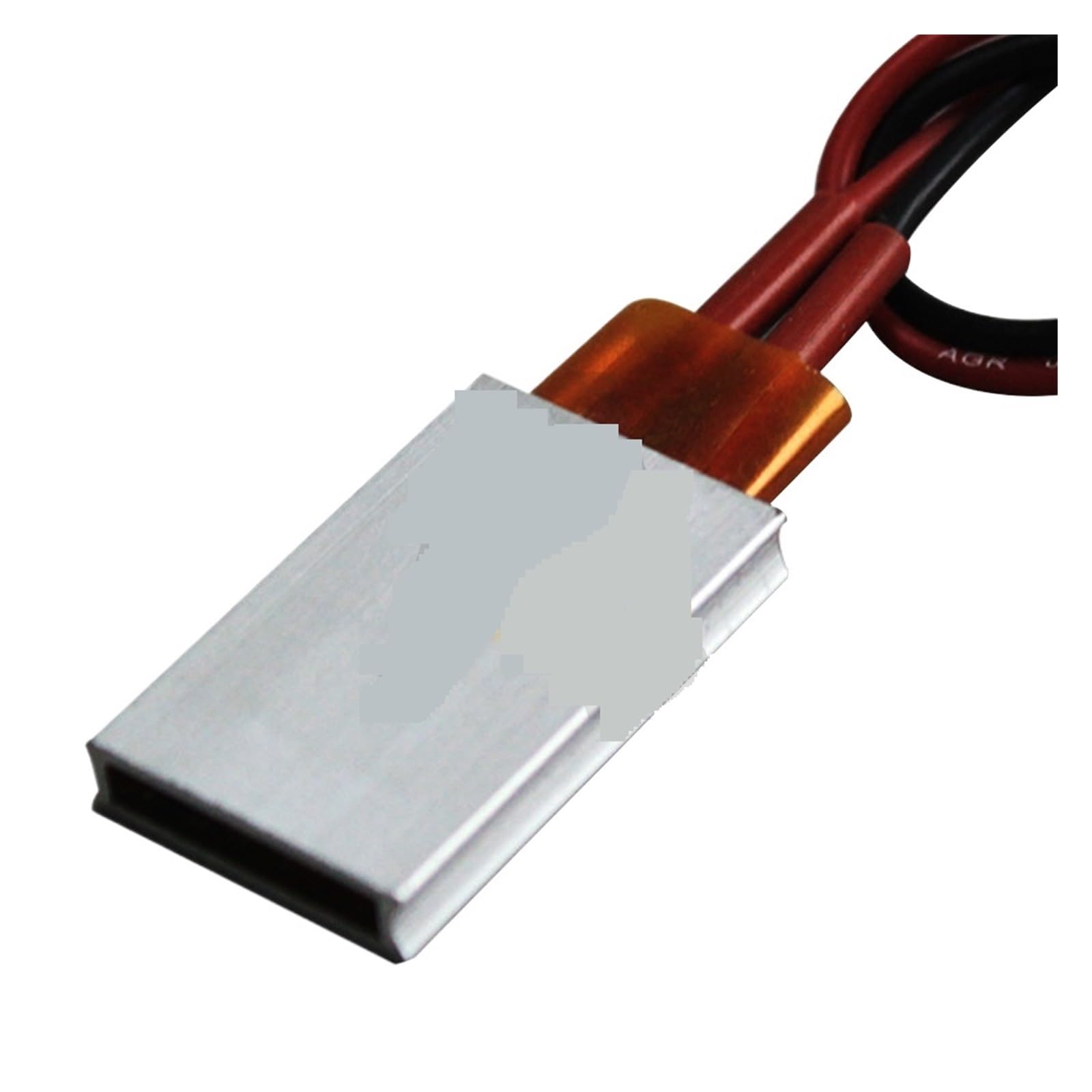 Placa de calefacción termostática PTC, Placa calefactora de cerámica PTC, 1 Unidad, Opciones de Voltaje 12V, 24V, 36V, 48V, 110V, Temperatura de 70℃ a 230℃(12v 200c)