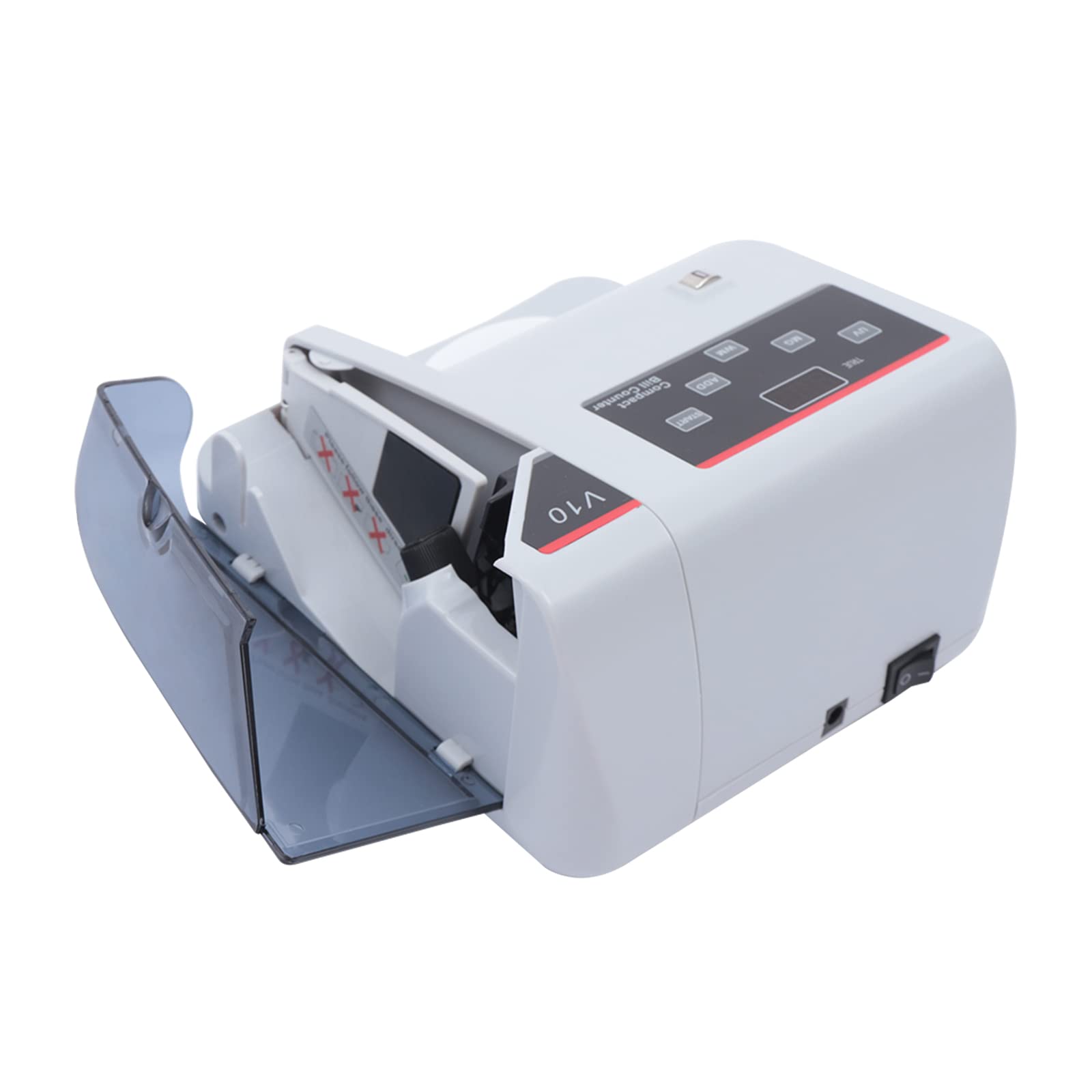 Contapoldi, contatore portatile con rilevazione dei fondi falsi/MG/WM, 600 pezzi/min, contatore banconote con display LED per banche, negozi, 100-240 V