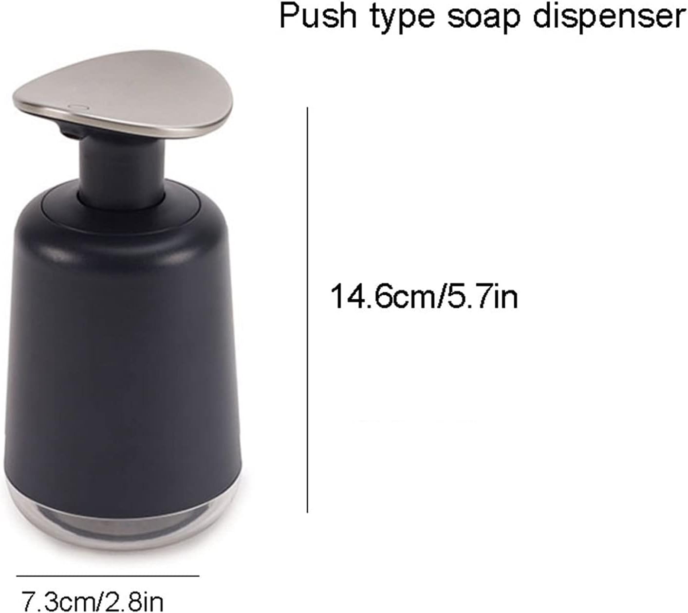 Soap Dispenser Silicone Soap Dispenser Anti-Rust Lotion Dispenser Leak-Proof Pump Bottle Suitable for Bathroom Kitchen and Toilet for Kitchen,Bathroom,Office