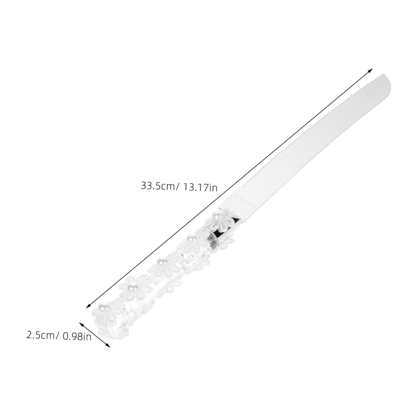 Garneck Rhinestone Flower Cake Decorations Set of Baking Tools Cake Cutting Spatula for Wedding Party Anniversary