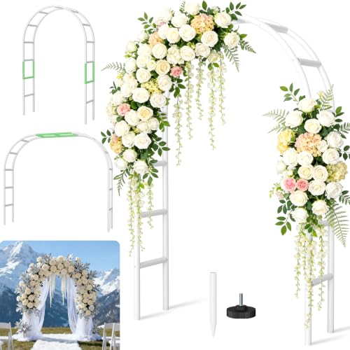 Image of Thickened Rustproof Garden Arch Metal Trellis for Climbing Plants