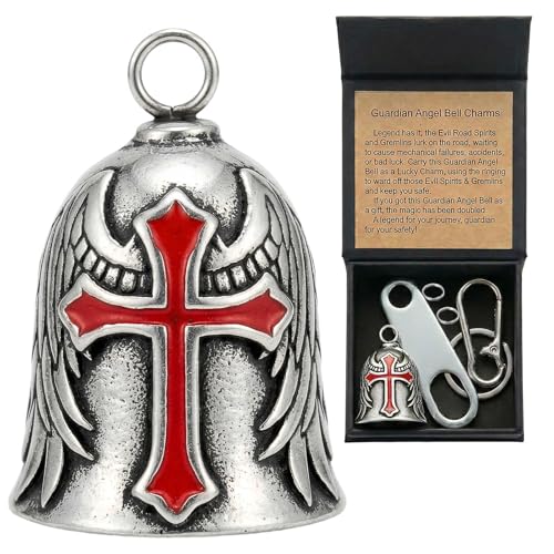 Image of Motorcycle Bell Guardian Angel Gremlin Lucky Charm Gift For Riders