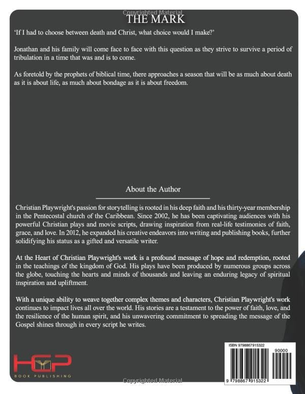 The Mark: The Original Stageplay livre script théâtre version papier originale broché - 3