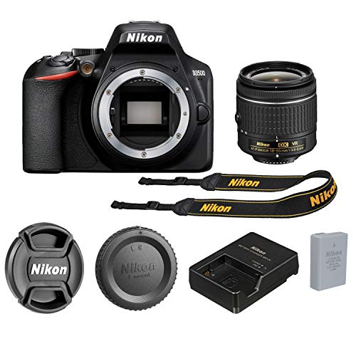 Nikon D3500 DSLR Camera Bundle with 18-55mm VR + 70-300mm Lenses | Built-in Wi-Fi|24.2 MP CMOS Sensor | |EXPEED 4 Image Processor and Full HD Videos + 64GB Memory(17pcs)
