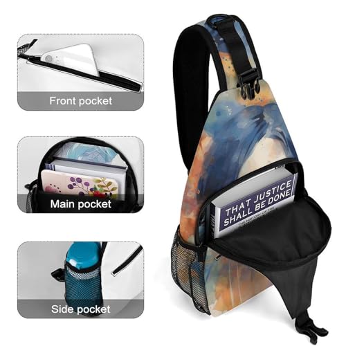 Bolso cruzado para mujer y hombre deportivo casual miniatura 4