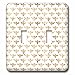 3dRose lsp_265021_2 Pretty Rose Gold Bees Pattern Toggle Switch