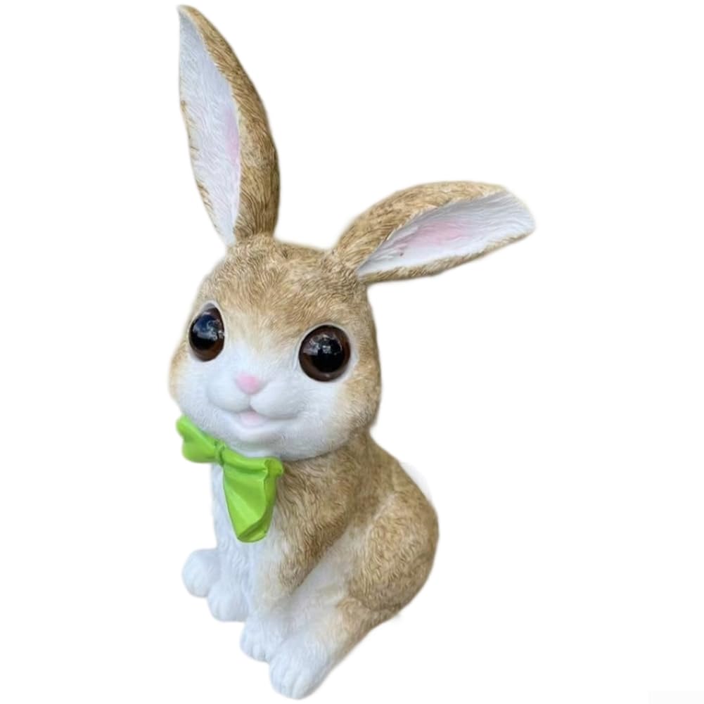 Statue lapin jardin résine extérieur : sublimez enfin votre décoration de cour et patio